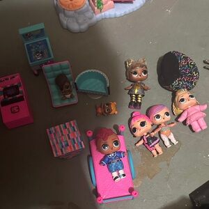 Colorful LOL Doll Playset